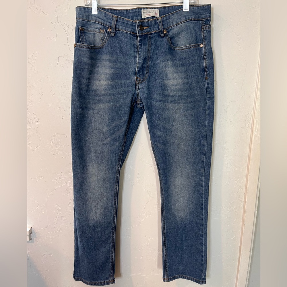 SMITH & Mills Denim‎ Classic Blue Jeans w Stretch Men’s 34x30
